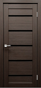 Товар Межкомнатная дверь Легенда X-3 тон Грей Остекление Лакобель черное